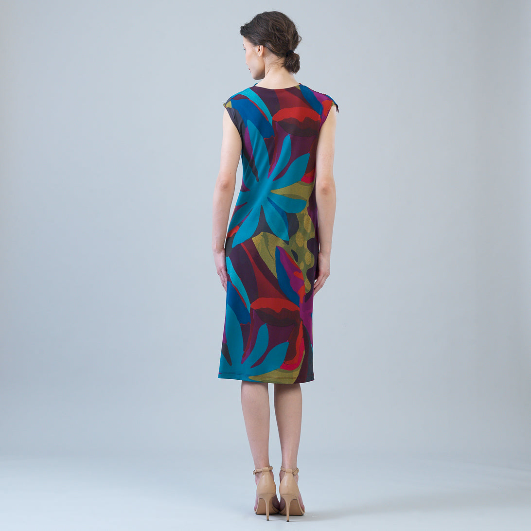 Clara Sunwoo Smart Buy - Signature Side Slit Midi Dress - Petal Burst