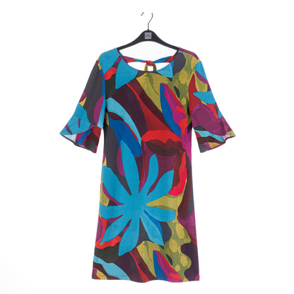 Clara Sunwoo Value - Tulip Cuff Back Tie Dress - Petal Burst