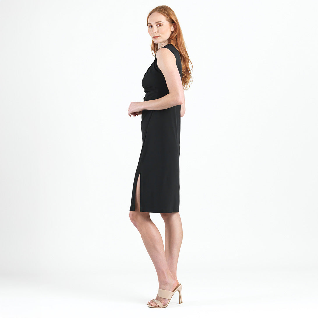 Clara Sunwoo Quality - Signature Side Slit Midi Dress - Black