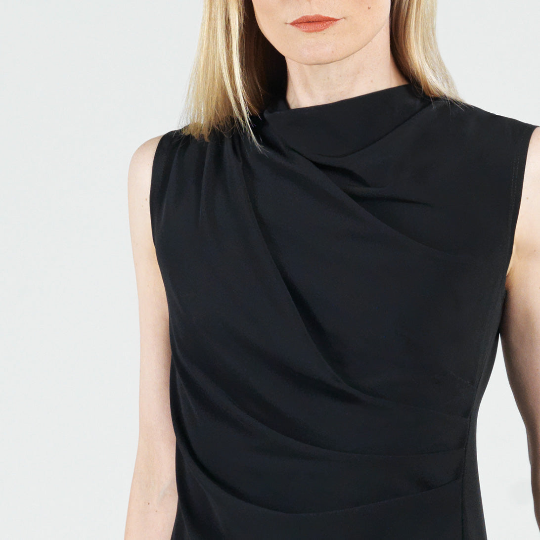 Clara Sunwoo Quality - Signature Side Slit Midi Dress - Black