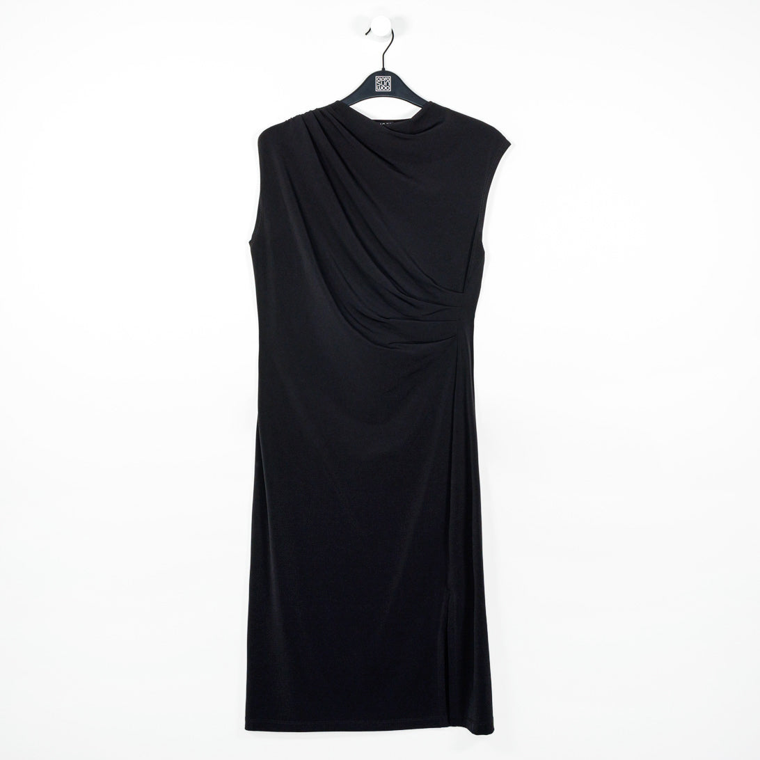 Clara Sunwoo Quality - Signature Side Slit Midi Dress - Black
