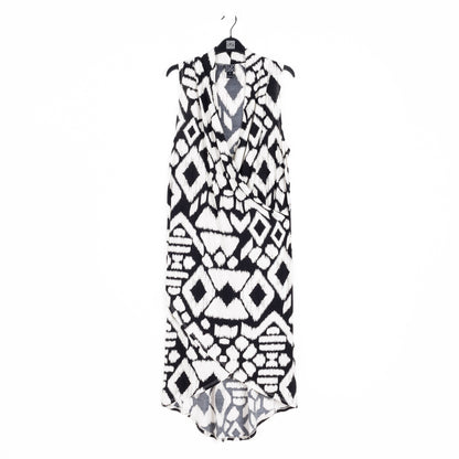 Clara Sunwoo Sale - Crinkle Pleat Knit - Crossover Tulip Hem Dress - Aztec - Final Sale!