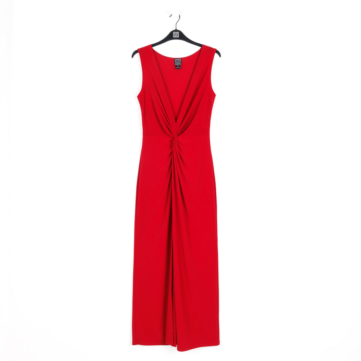 Clara Sunwoo Customer Favorite - Center Slit Maxi Dress - Red - Final Sale!