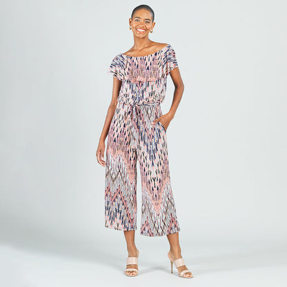 Clara Sunwoo Best Price - Ruffle Off Shoulder Pocket Jumpsuit - Boho Weave - Final Sale!