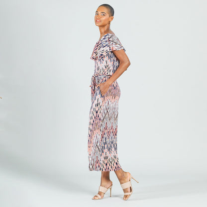 Clara Sunwoo Best Price - Ruffle Off Shoulder Pocket Jumpsuit - Boho Weave - Final Sale!