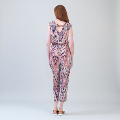 Clara Sunwoo Everyday - Back Cut Out Jogger Pocket Jumpsuit - Boho Weave - Final Sale!