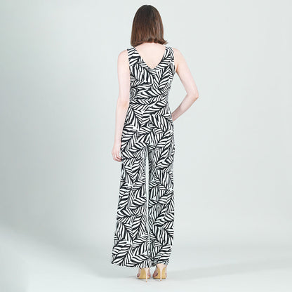 Clara Sunwoo Top Pick - Signature Jumpsuit - Leaf Stripe - Final Sale!