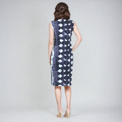 Clara Sunwoo Latest - Mock Neck Midi Sheath Dress - Diamond Grey-Scale - Final Sale!