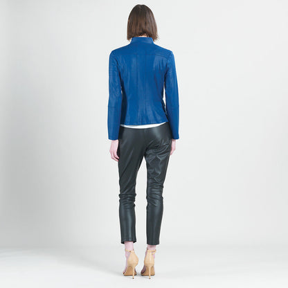 Clara Sunwoo Discount - Liquid Leather™ Biker Jacket - Cobalt - Final Sale