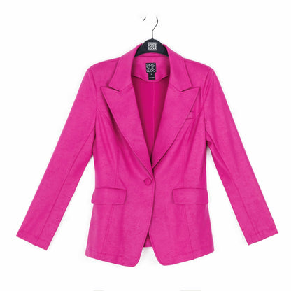Clara Sunwoo Trending - Liquid Leather™ Signature Pocket Blazer - Magenta - Final Sale!