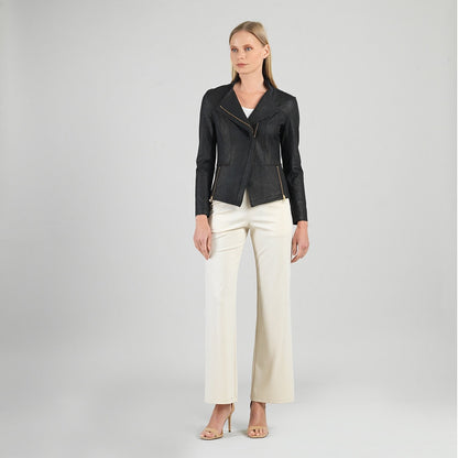 Clara Sunwoo Classic - Liquid Leather™ Signature Jacket - Black