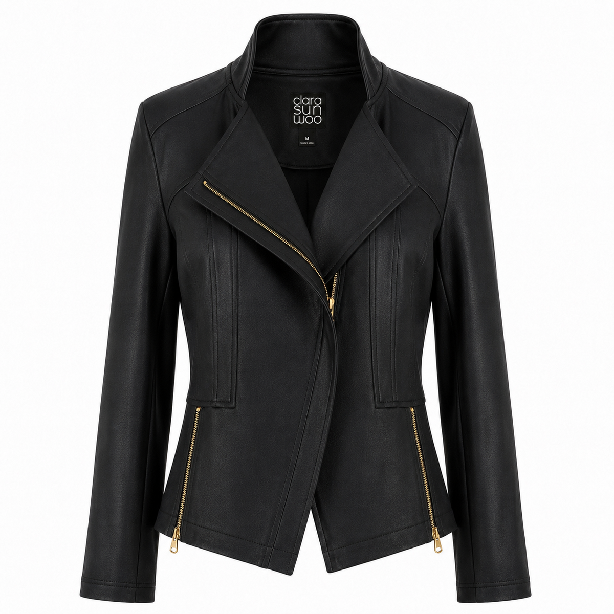 Clara Sunwoo Classic - Liquid Leather™ Signature Jacket - Black