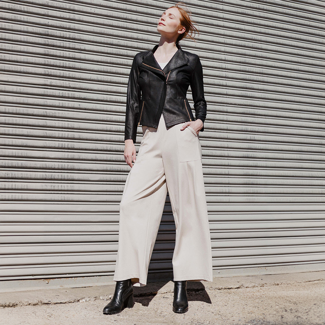 Clara Sunwoo Classic - Liquid Leather™ Signature Jacket - Black