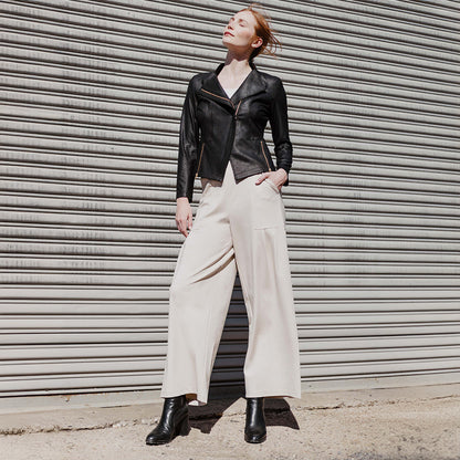 Clara Sunwoo Classic - Liquid Leather™ Signature Jacket - Black