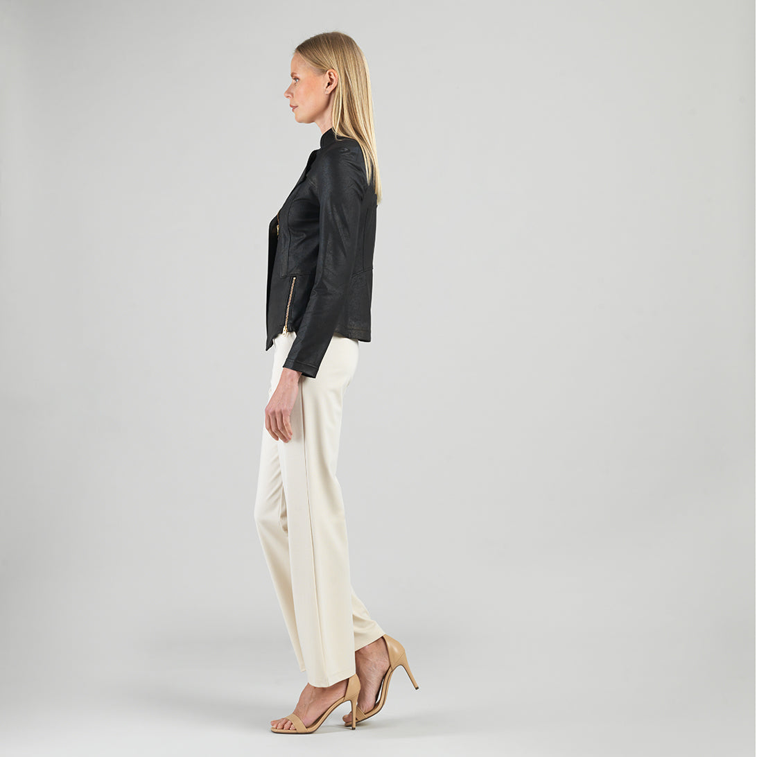 Clara Sunwoo Classic - Liquid Leather™ Signature Jacket - Black