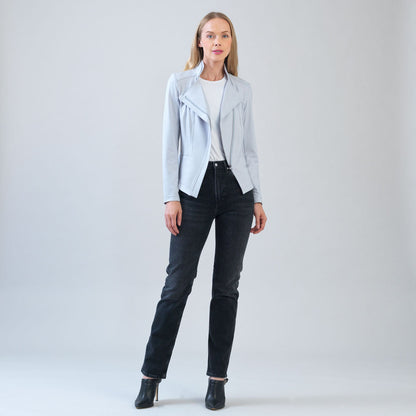 Clara Sunwoo Value - Liquid Leather™ Signature Jacket - Stone - Final Sale