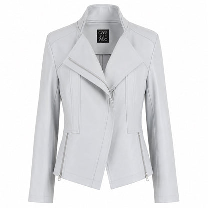 Clara Sunwoo Value - Liquid Leather™ Signature Jacket - Stone - Final Sale