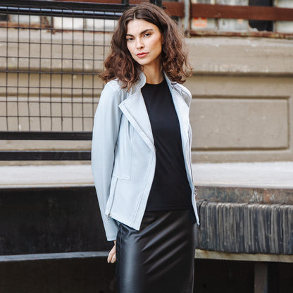 Clara Sunwoo Value - Liquid Leather™ Signature Jacket - Stone - Final Sale