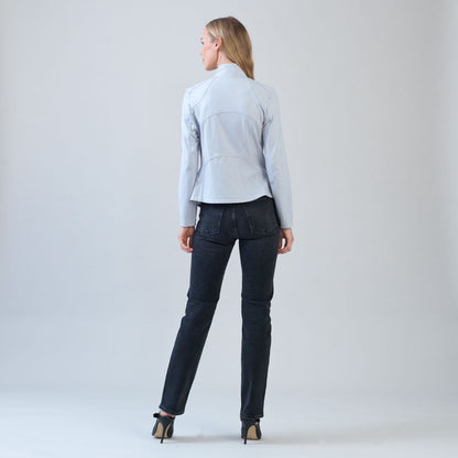 Clara Sunwoo Value - Liquid Leather™ Signature Jacket - Stone - Final Sale