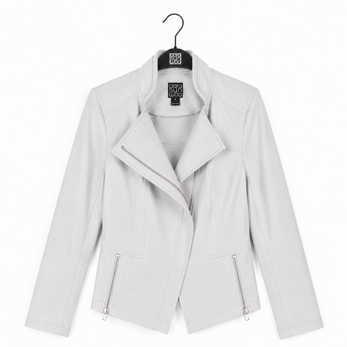 Clara Sunwoo Value - Liquid Leather™ Signature Jacket - Stone - Final Sale