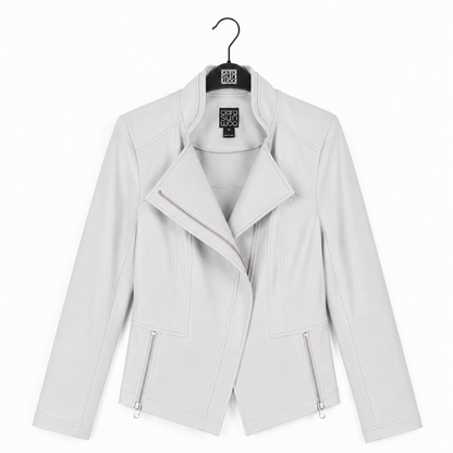 Clara Sunwoo Value - Liquid Leather™ Signature Jacket - Stone - Final Sale
