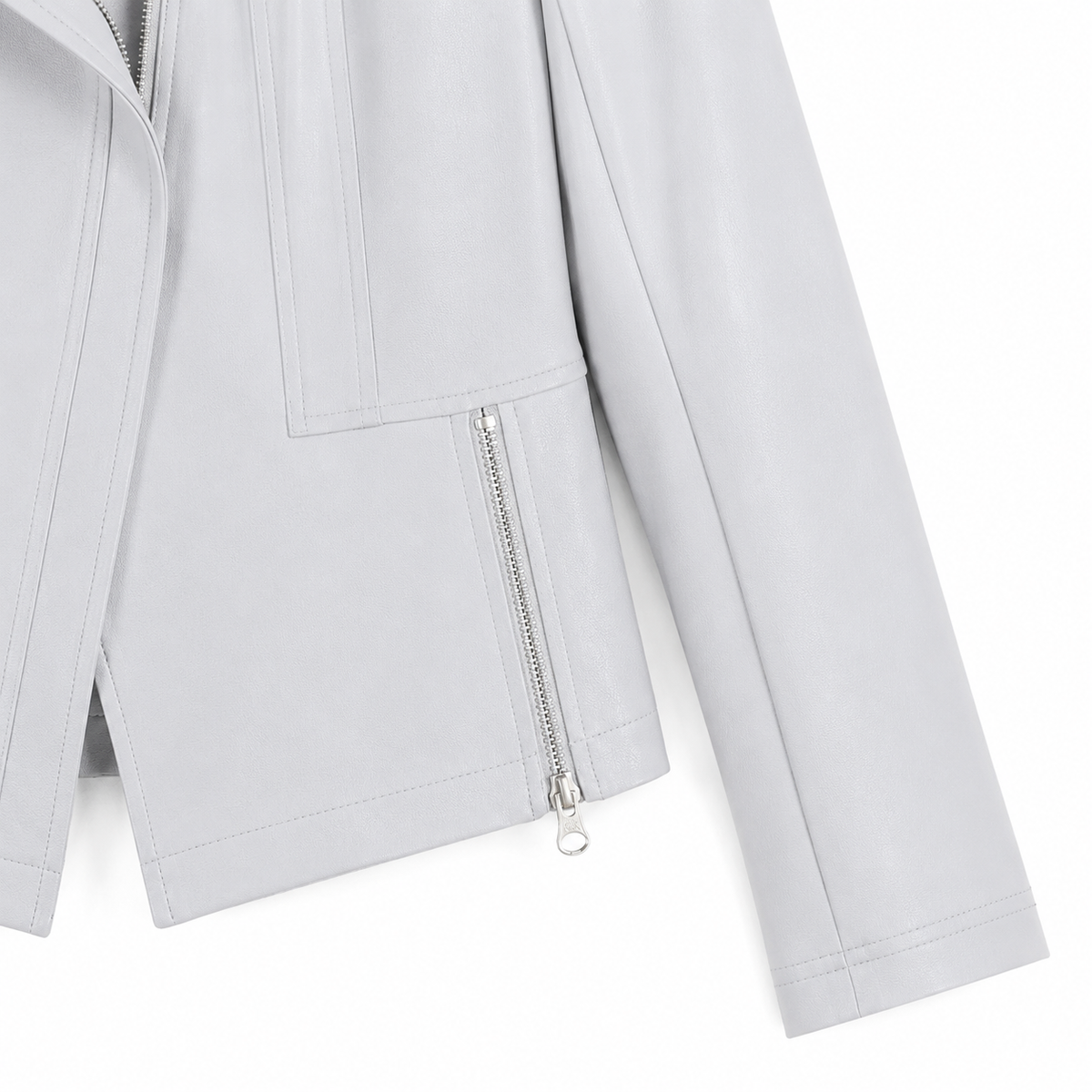 Clara Sunwoo Value - Liquid Leather™ Signature Jacket - Stone - Final Sale