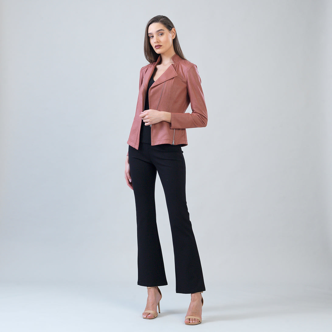 Clara Sunwoo Trending - Liquid Leather™ Signature Jacket - Tan