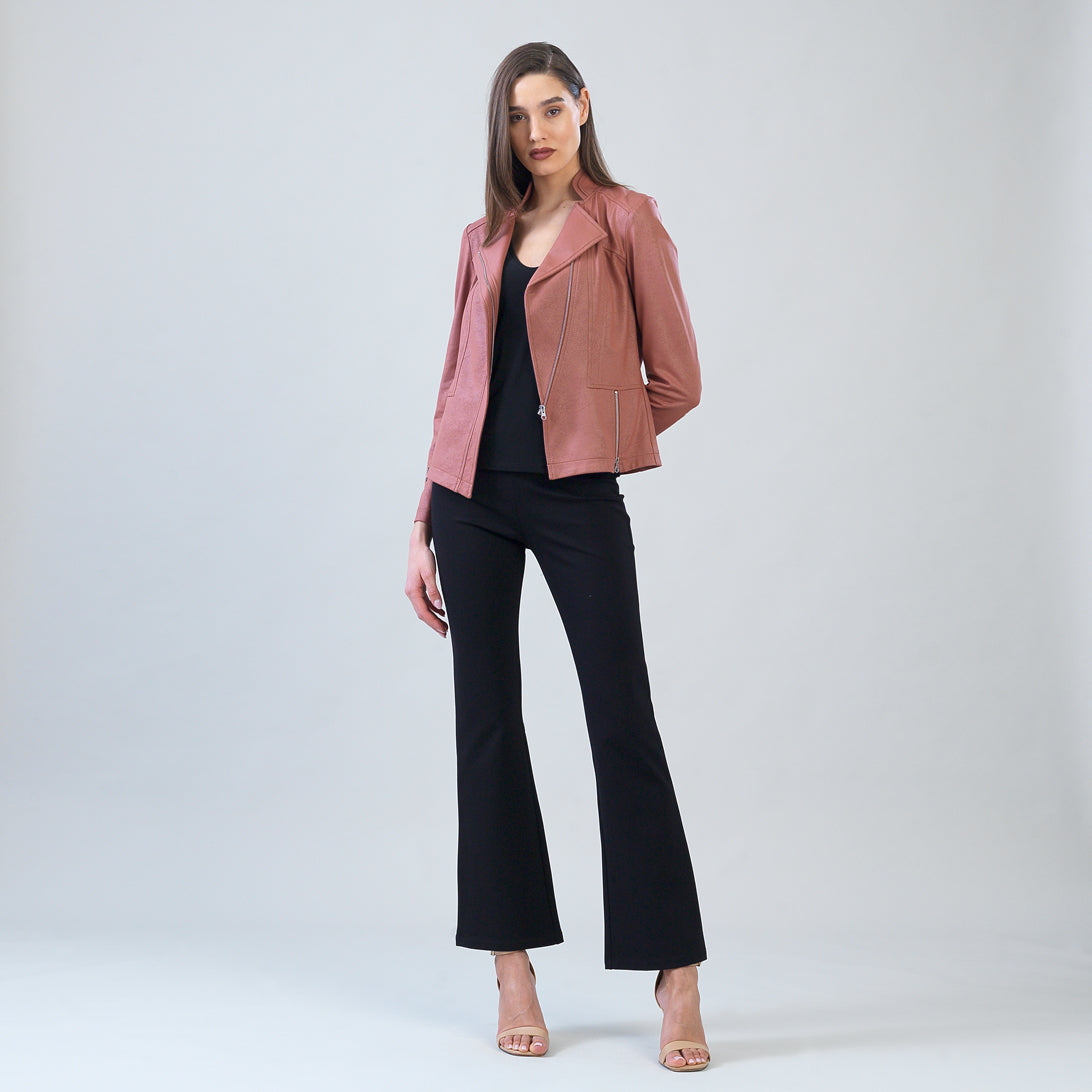 Clara Sunwoo Trending - Liquid Leather™ Signature Jacket - Tan