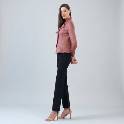 Clara Sunwoo Trending - Liquid Leather™ Signature Jacket - Tan
