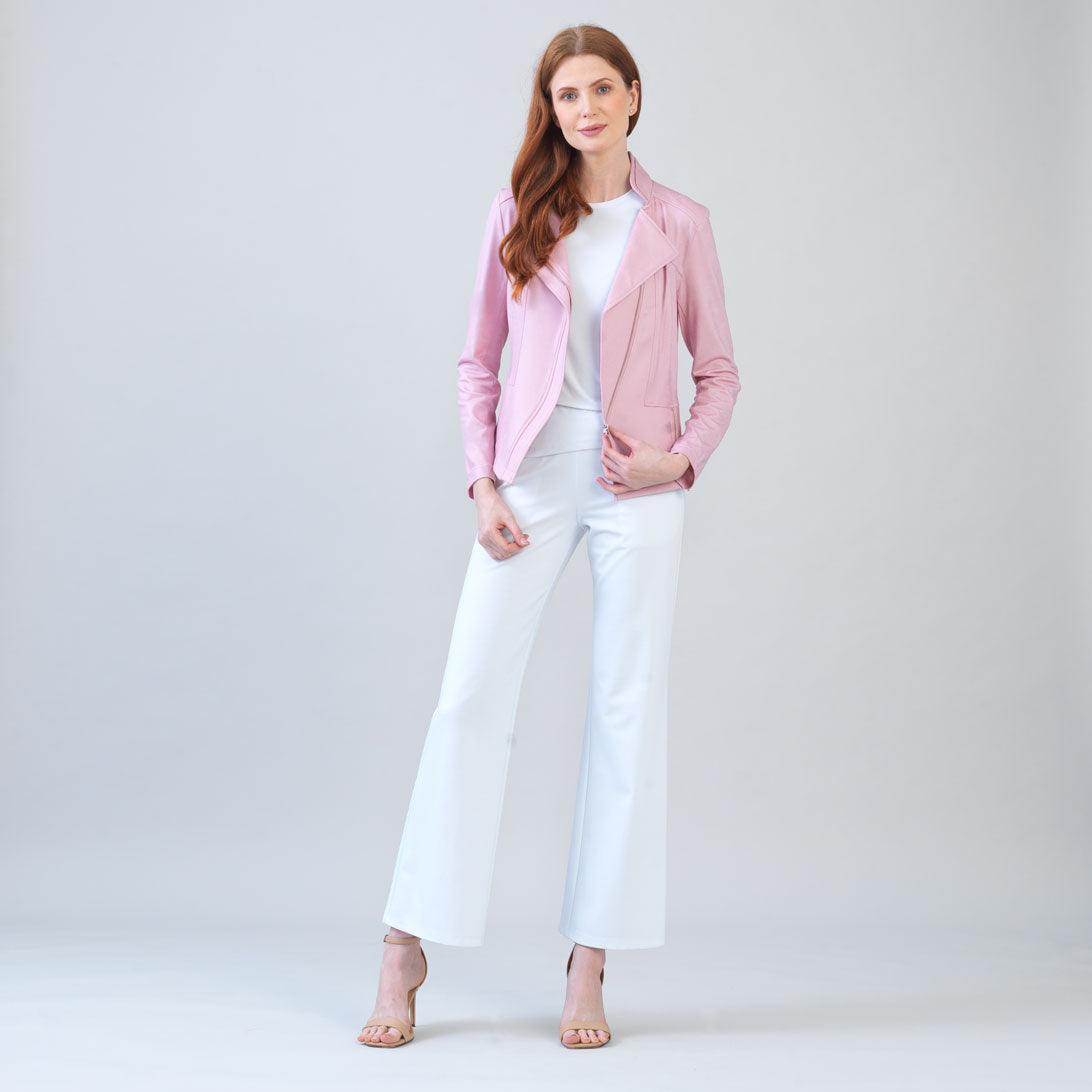 Clara Sunwoo Signature - Liquid Leather™ Signature Jacket - Pink