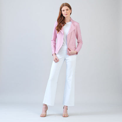 Clara Sunwoo Signature - Liquid Leather™ Signature Jacket - Pink