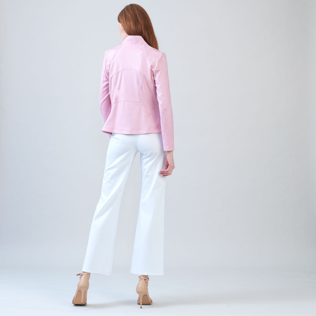 Clara Sunwoo Signature - Liquid Leather™ Signature Jacket - Pink