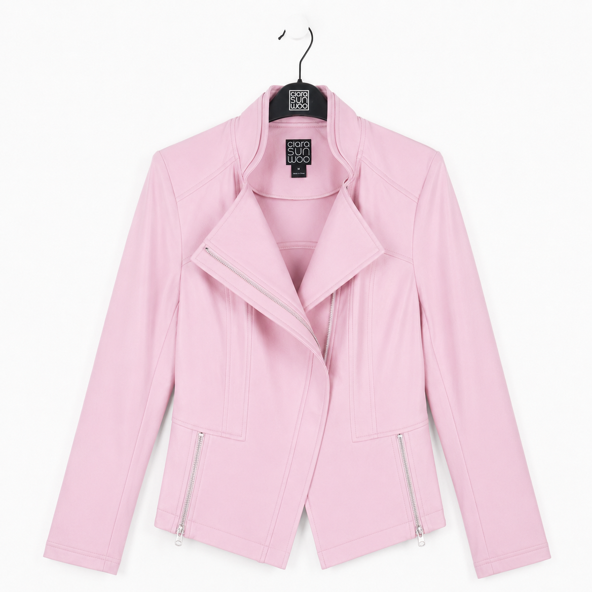 Clara Sunwoo Signature - Liquid Leather™ Signature Jacket - Pink