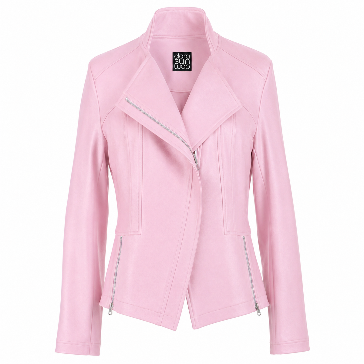 Clara Sunwoo Signature - Liquid Leather™ Signature Jacket - Pink