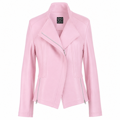 Clara Sunwoo Signature - Liquid Leather™ Signature Jacket - Pink