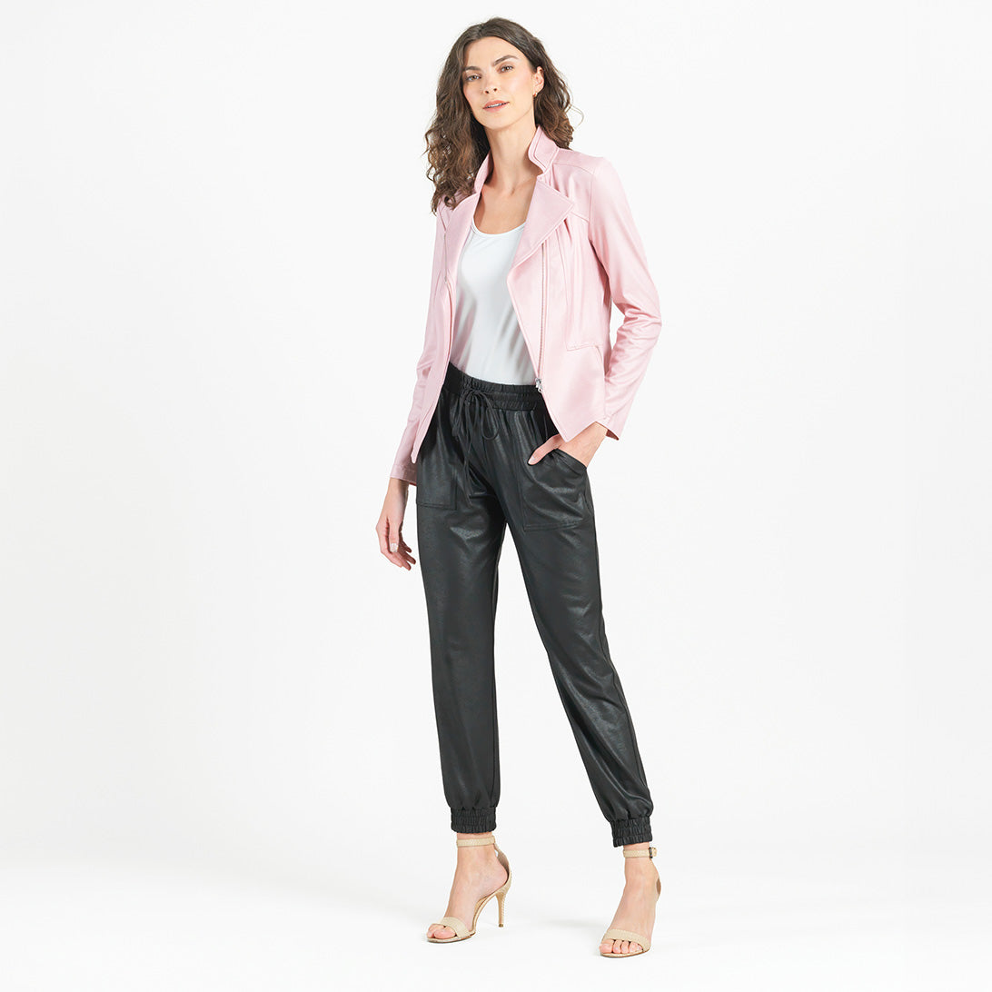 Clara Sunwoo Signature - Liquid Leather™ Signature Jacket - Pink