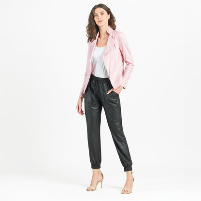 Clara Sunwoo Signature - Liquid Leather™ Signature Jacket - Pink