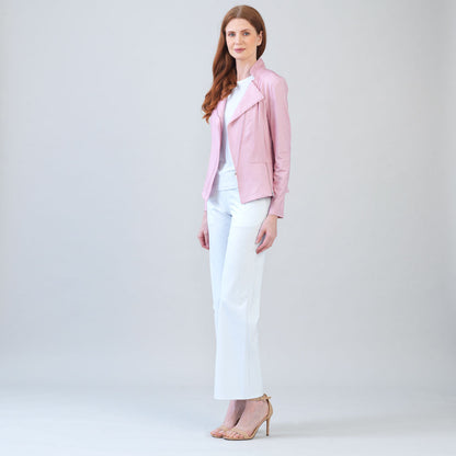 Clara Sunwoo Signature - Liquid Leather™ Signature Jacket - Pink