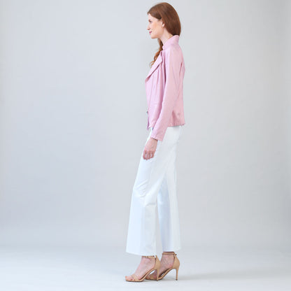 Clara Sunwoo Signature - Liquid Leather™ Signature Jacket - Pink