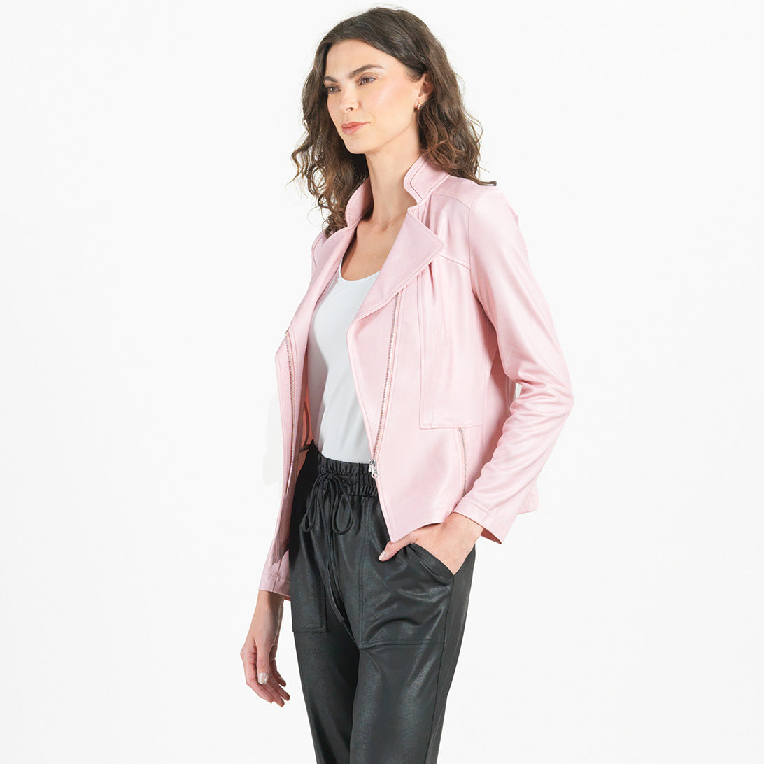 Clara Sunwoo Signature - Liquid Leather™ Signature Jacket - Pink