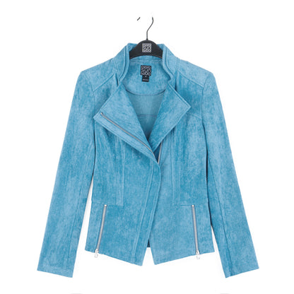 Clara Sunwoo Deals - Soft Suede - Signature Jacket - Ocean