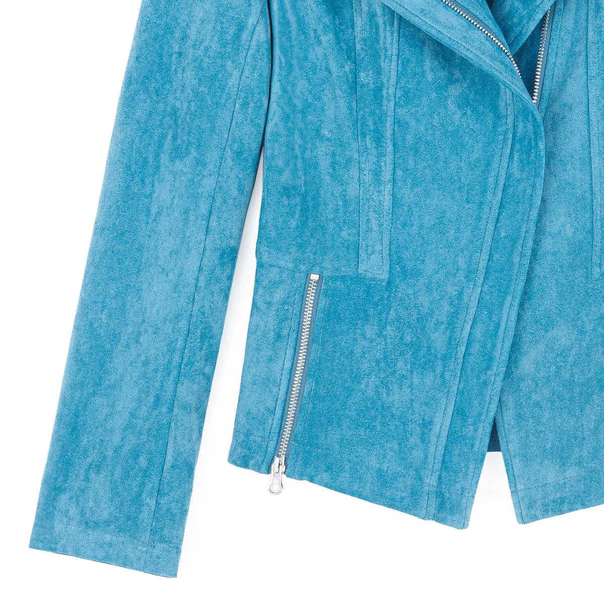 Clara Sunwoo Deals - Soft Suede - Signature Jacket - Ocean