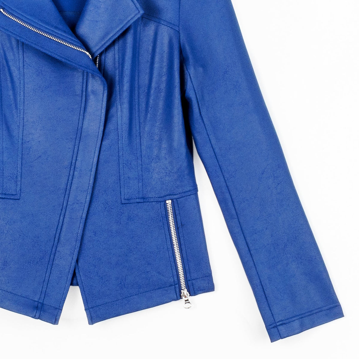 Clara Sunwoo Special Offer - Liquid Leather™ Signature Jacket - Cobalt