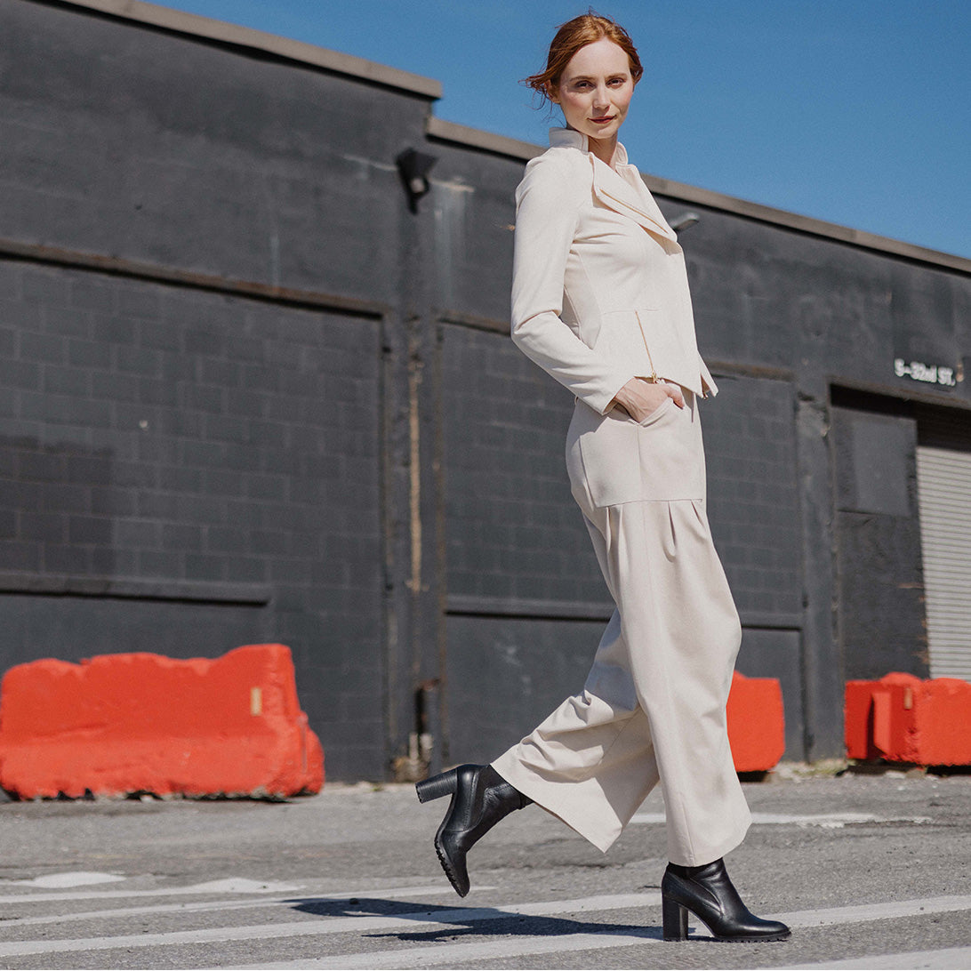 Clara Sunwoo Everyday - Liquid Leather™ Signature Jacket - Ivory