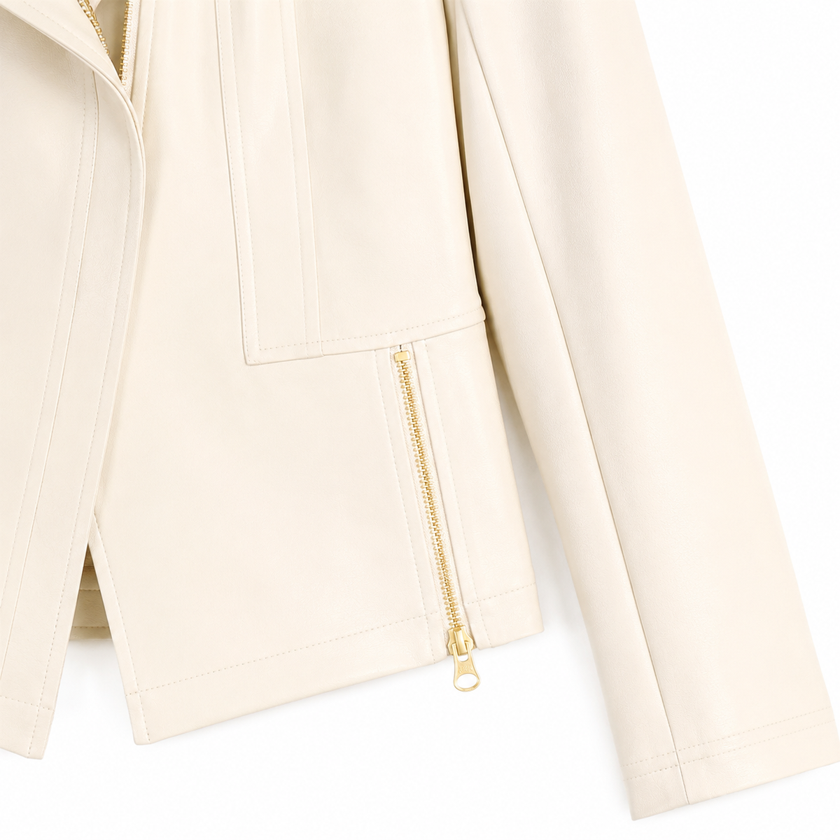 Clara Sunwoo Everyday - Liquid Leather™ Signature Jacket - Ivory