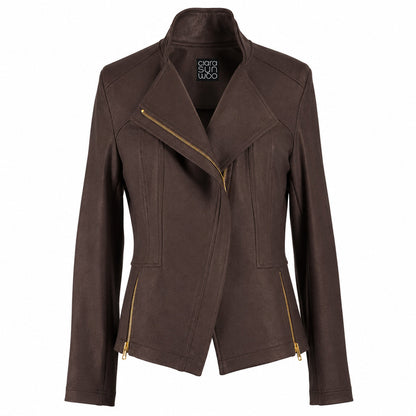 Clara Sunwoo Quality - Liquid Leather™ Signature Jacket - Brown