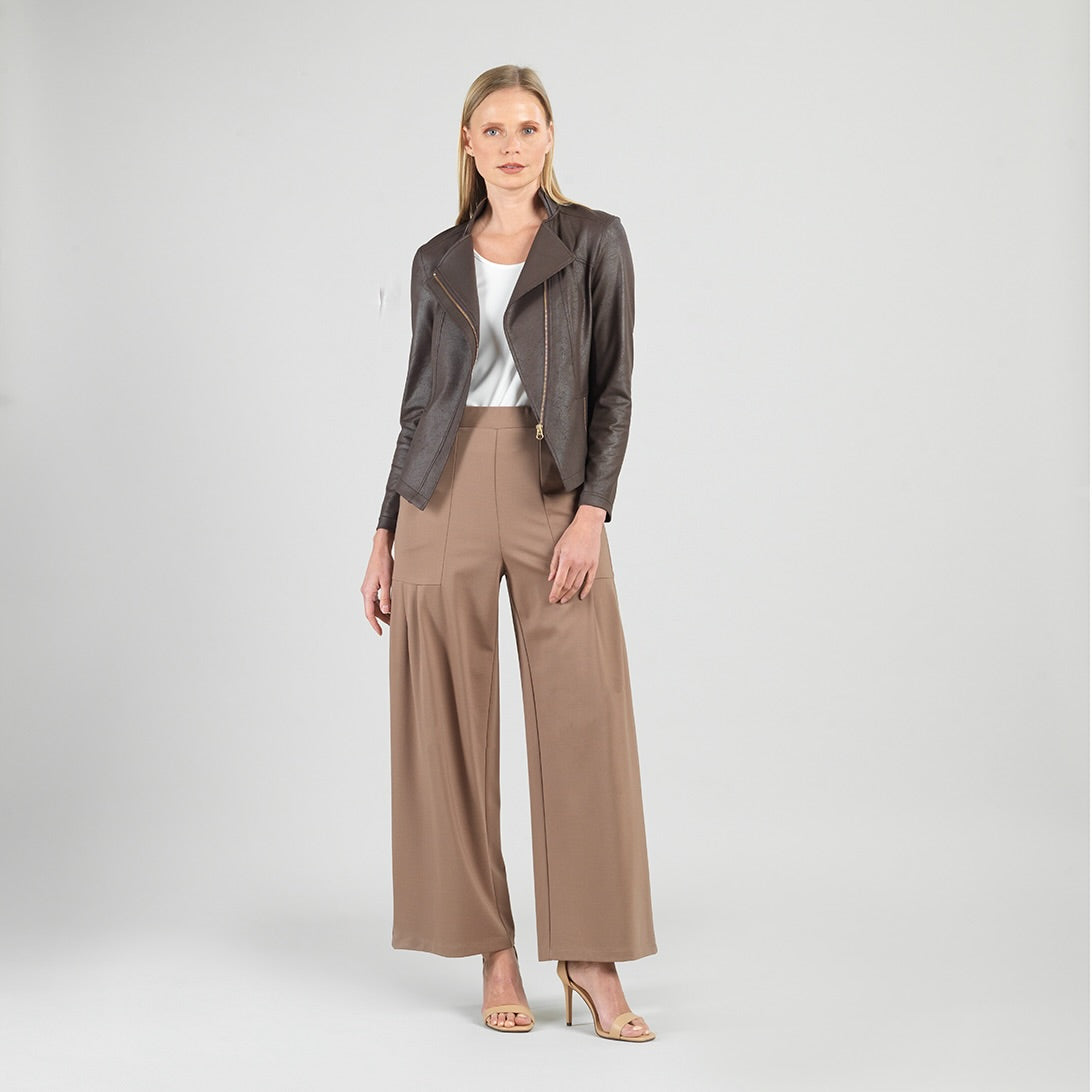 Clara Sunwoo Quality - Liquid Leather™ Signature Jacket - Brown