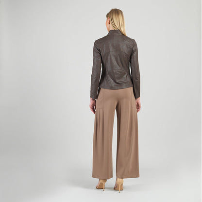 Clara Sunwoo Quality - Liquid Leather™ Signature Jacket - Brown
