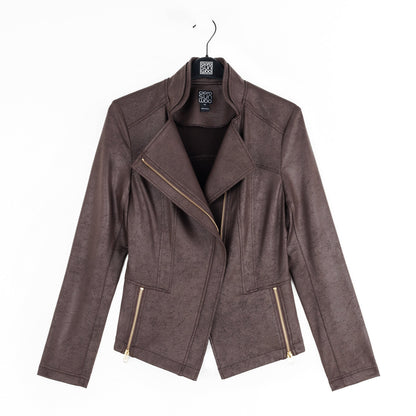 Clara Sunwoo Quality - Liquid Leather™ Signature Jacket - Brown