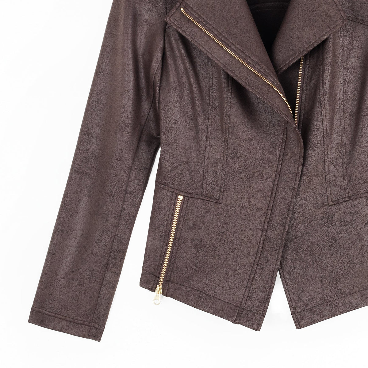 Clara Sunwoo Quality - Liquid Leather™ Signature Jacket - Brown